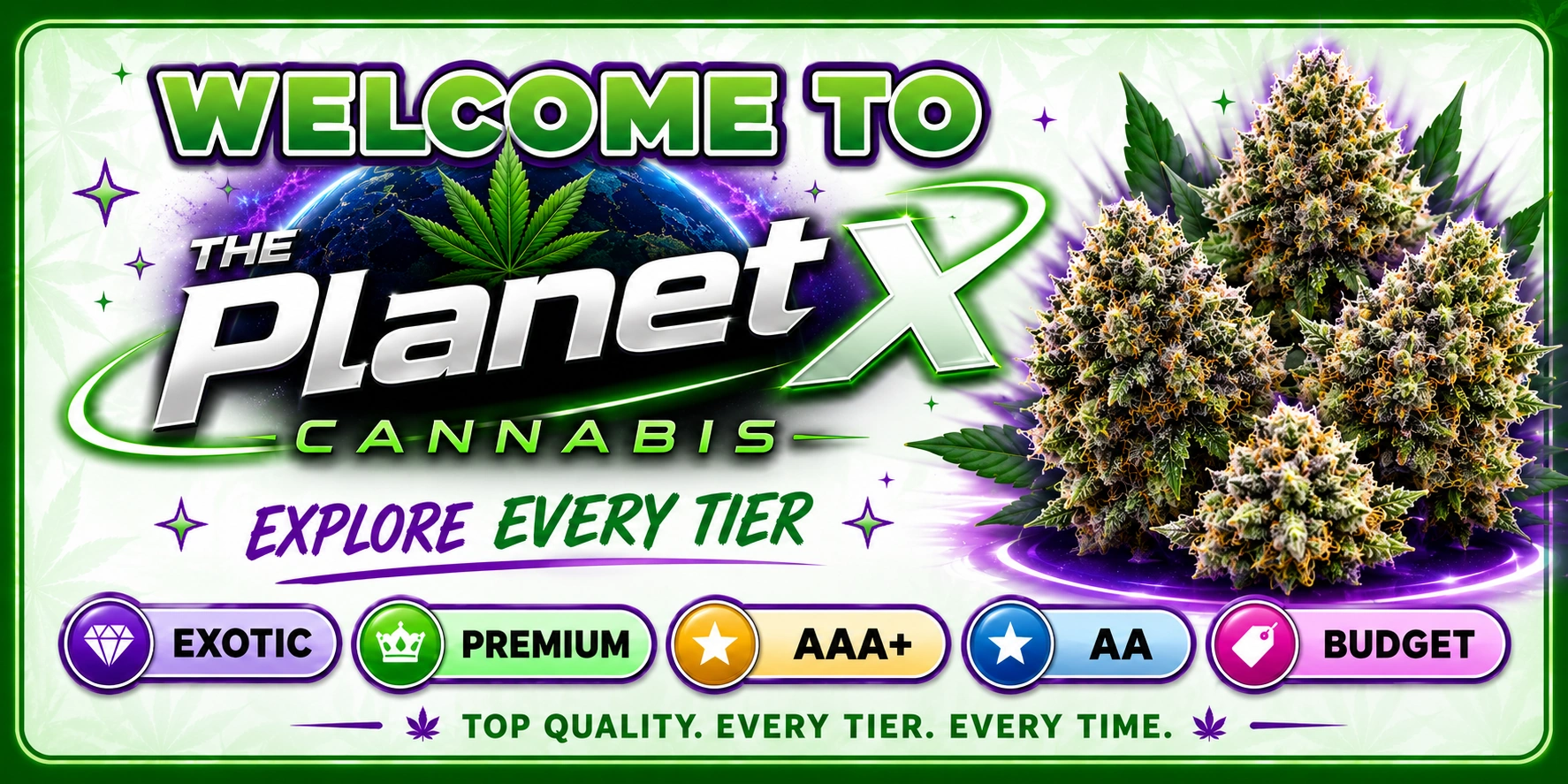 Welcome to Planet x Cannabis — Premium North York Cannabis Dispensary